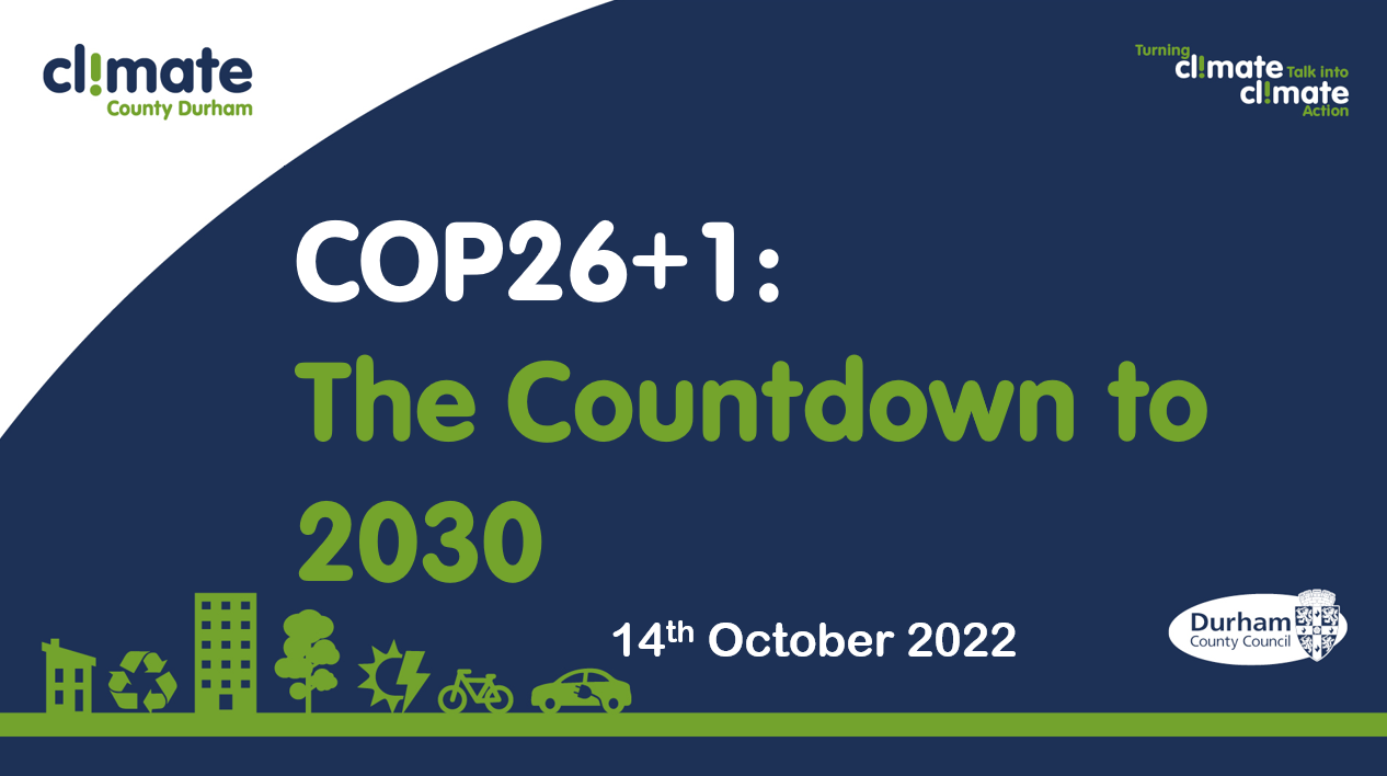 COP26+1 The Countdown to 2030